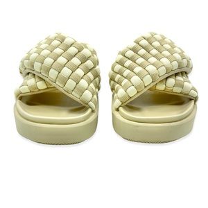 NWOT Nike Jordan Sophia Checkered Green Slides Women’s Size 8 US - Puffy | Soft